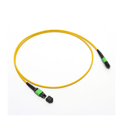 MTP Jumper MPO Trunk Patch Cord 1m (3ft) with 0.35dB Max and OM4 50/125μm for High-Speed Data Transmission